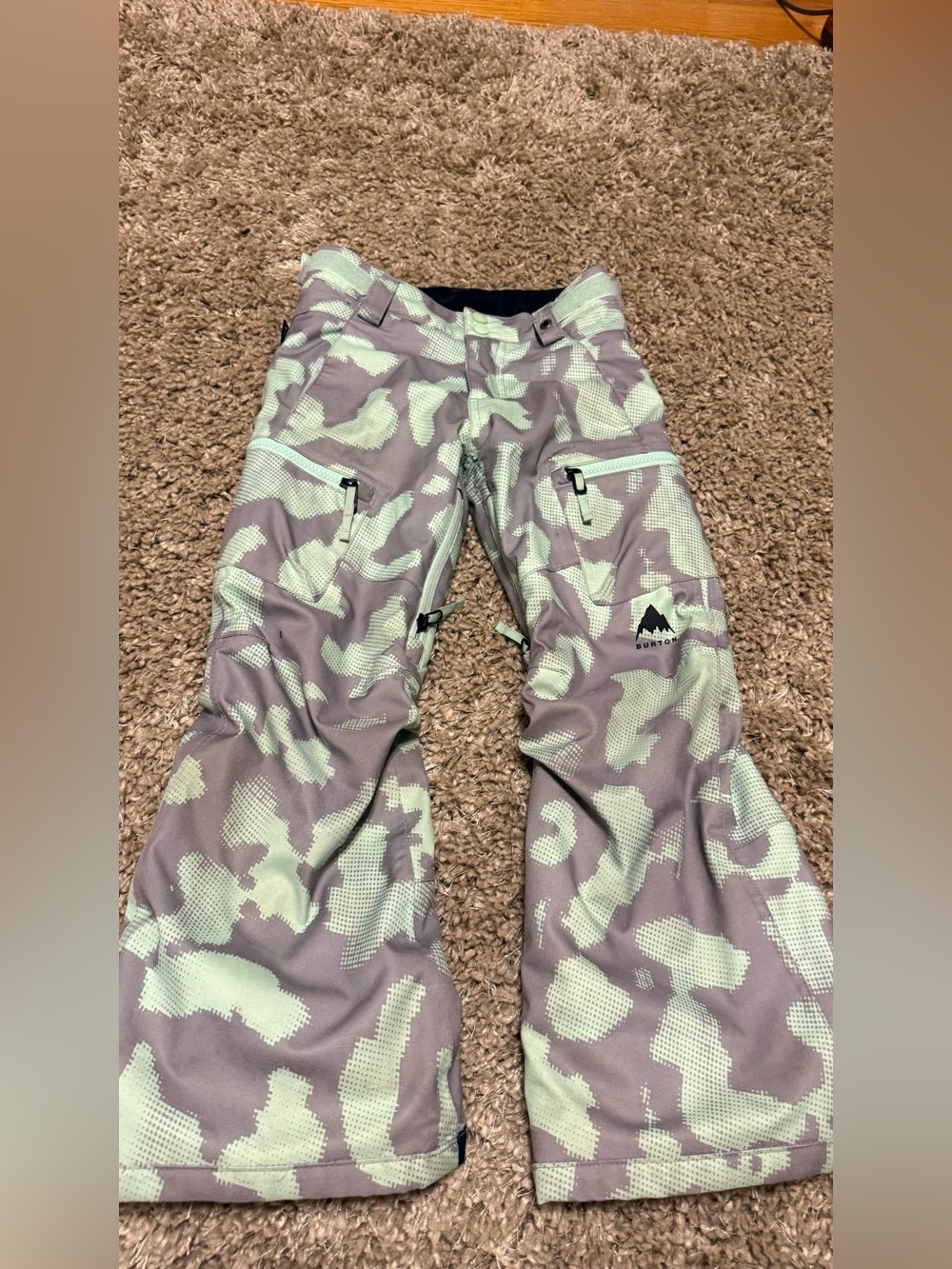 Burton Kids Mint Camo Snow Joggers